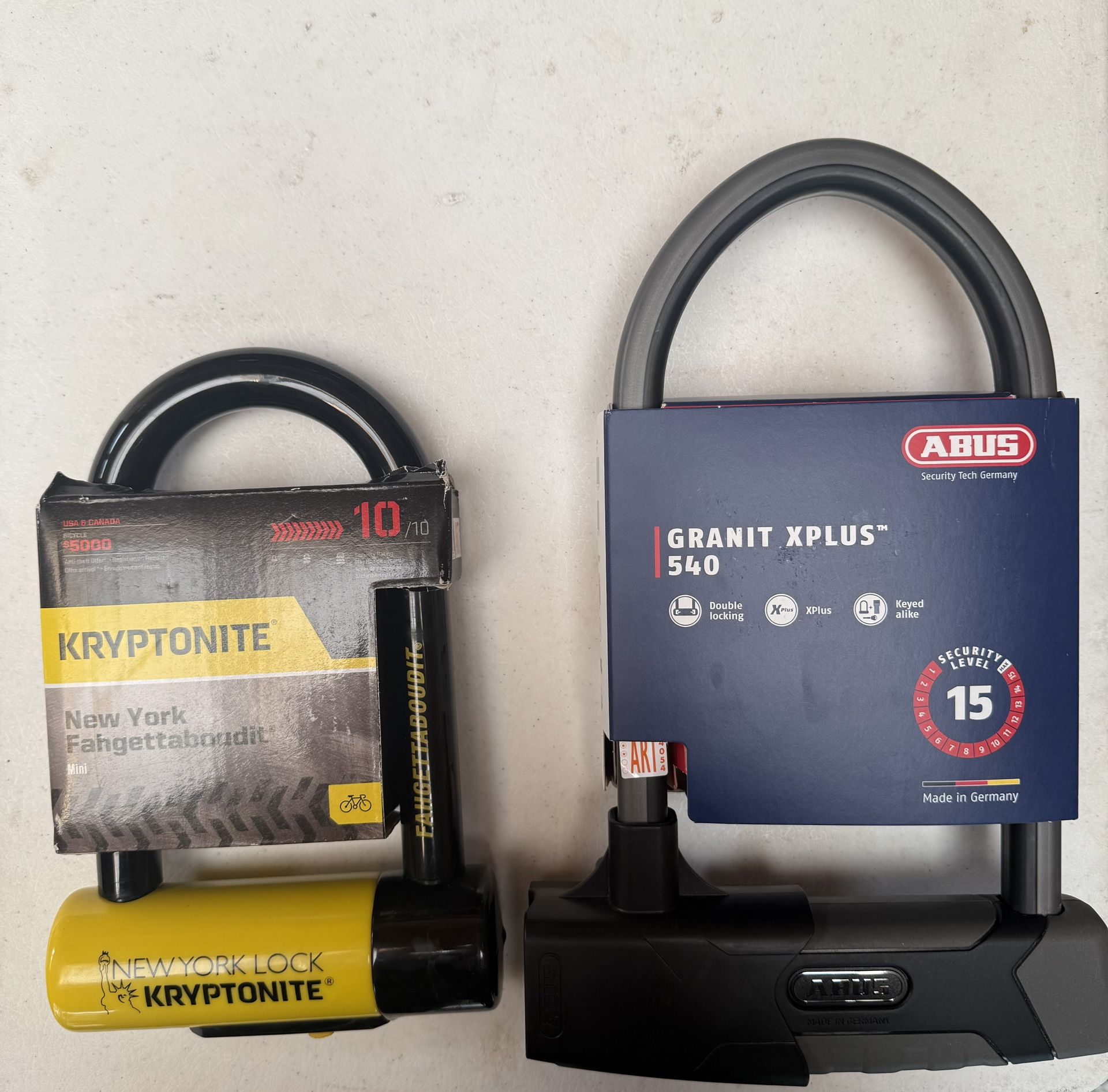 Kryptonite And ABUS Locks