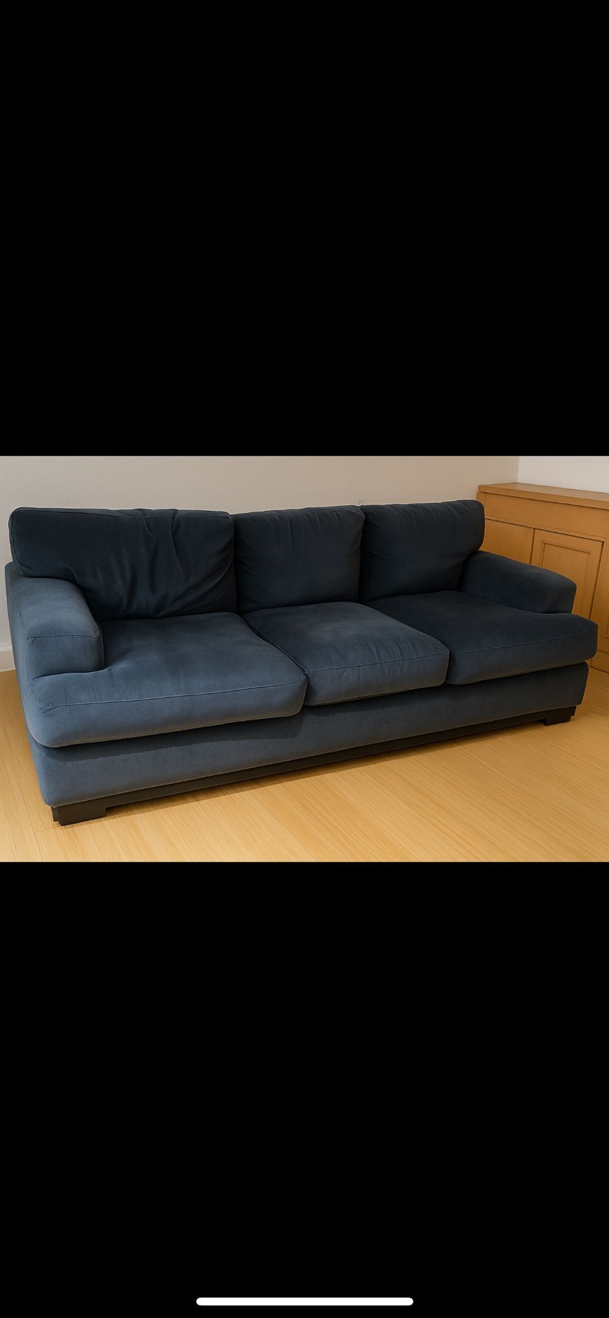 Blue Velvet Thomasville Sofa/Couch Set