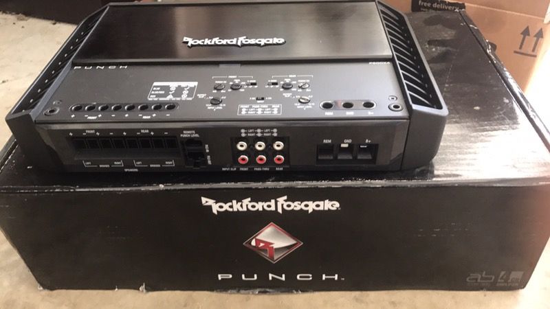 Rockford Fosgate Punch 600X4 car amplifier..Brand New!!!!!