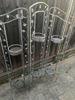 Vintage Iron Plant Stands