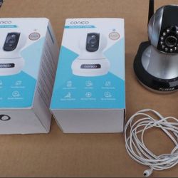 3 x Smart security cameras Conico + bonus Fujikam