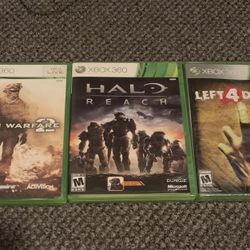 3 XBOX 360 Games 