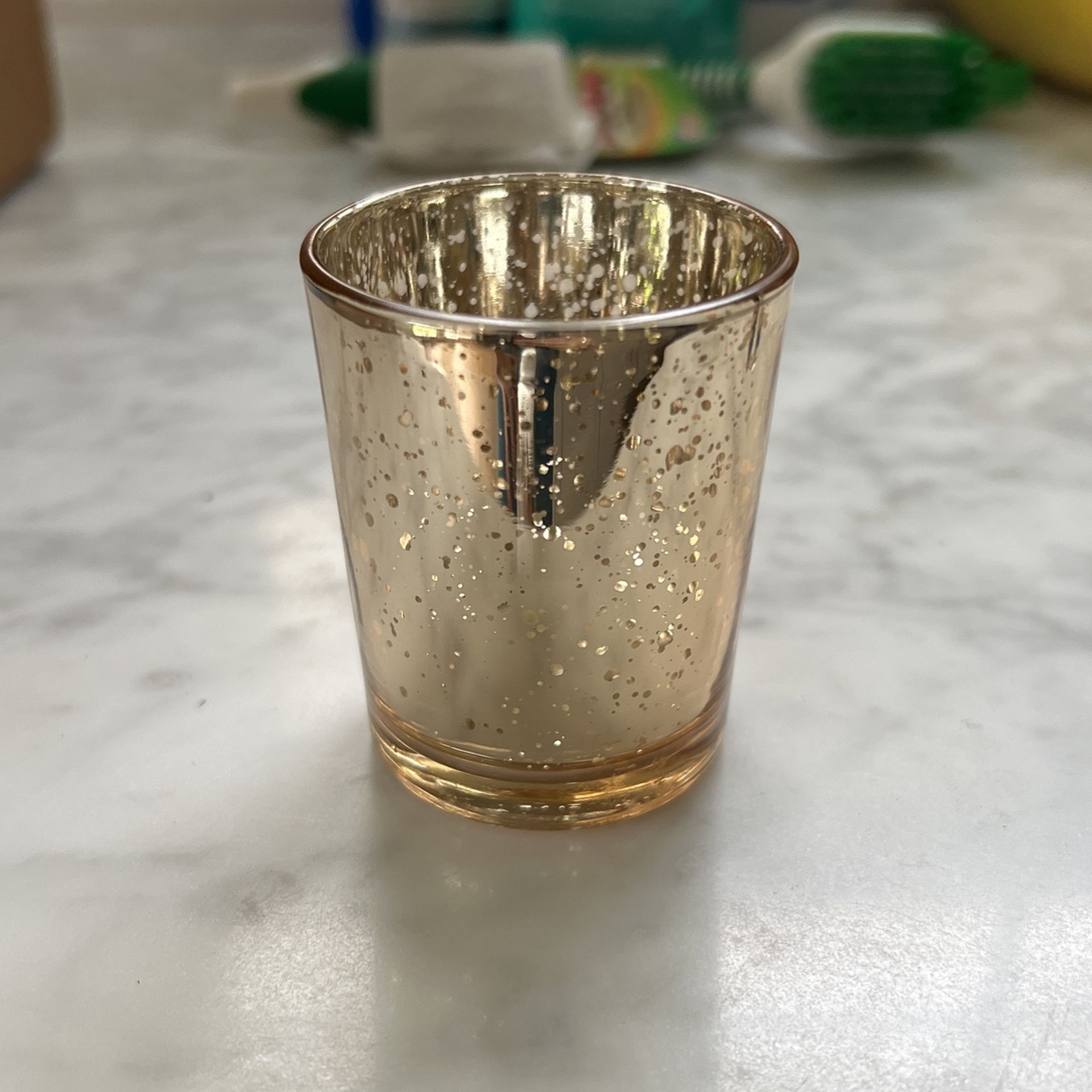 Gold Glass Votives 