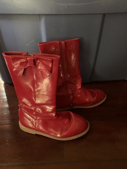 Gymboree Red Boots Size 2