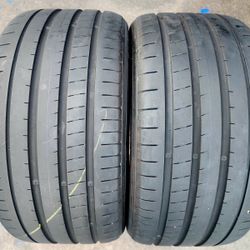 2 USED TIRES YOKOHAMA 275/35/19