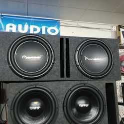 Pioneer Champion Pro 12" Subwoofers (2,000 Watts Each)