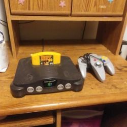 Nintendo 64 System With Controller 100