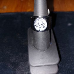 Stainless Steel Tree Of Life Ring Sz 8