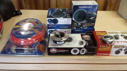 Audio equipment....and install equipment what you need today
