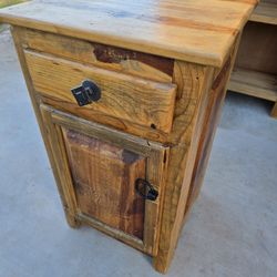 Wood End Table 