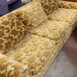 Vintage 70s Sofa And Love Seat
