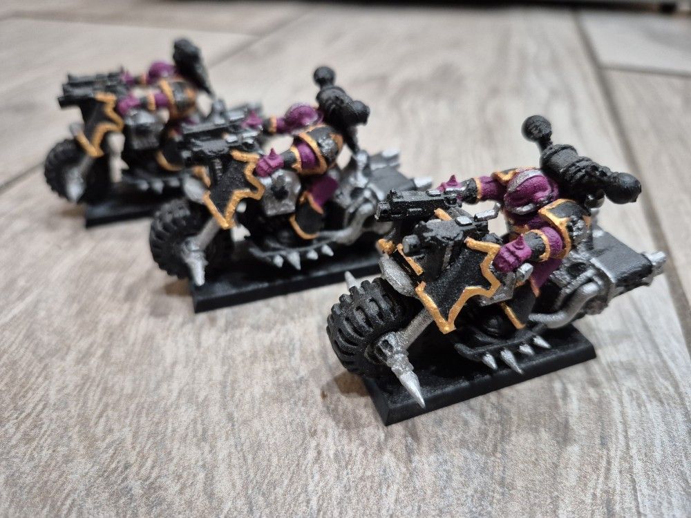 Warhammer 40K Chaos Space Marines Bikers