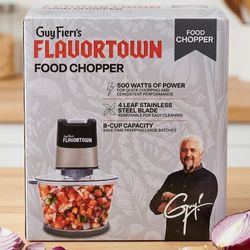 Guy Fieri Flavortown 8-Cup Food Chopper - 500W High Power - NEW