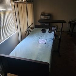 Hospital Bed with table