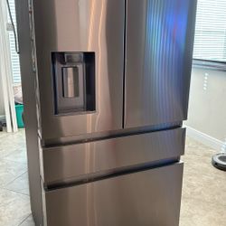 Samsung 27 Cu Ft Stainless Steel Fridge Counter Depth