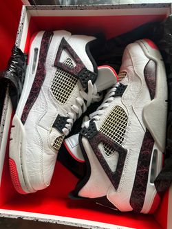Jordan Retro 4 Crimson n White size 13