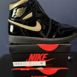 Jordan 1 High OG Black Gold sizes 9.5 & 10. New