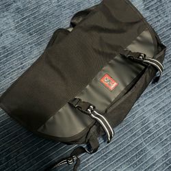 Brand New Chrome Messenger Bag