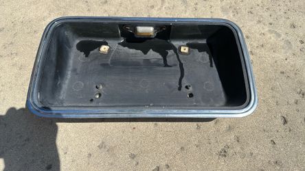 El Camino license plate pocket 78-87