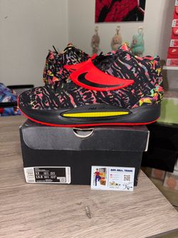 Size 12 - NIKE KD 14 Ky-D Dream Black Red Bred Basketball Shoes