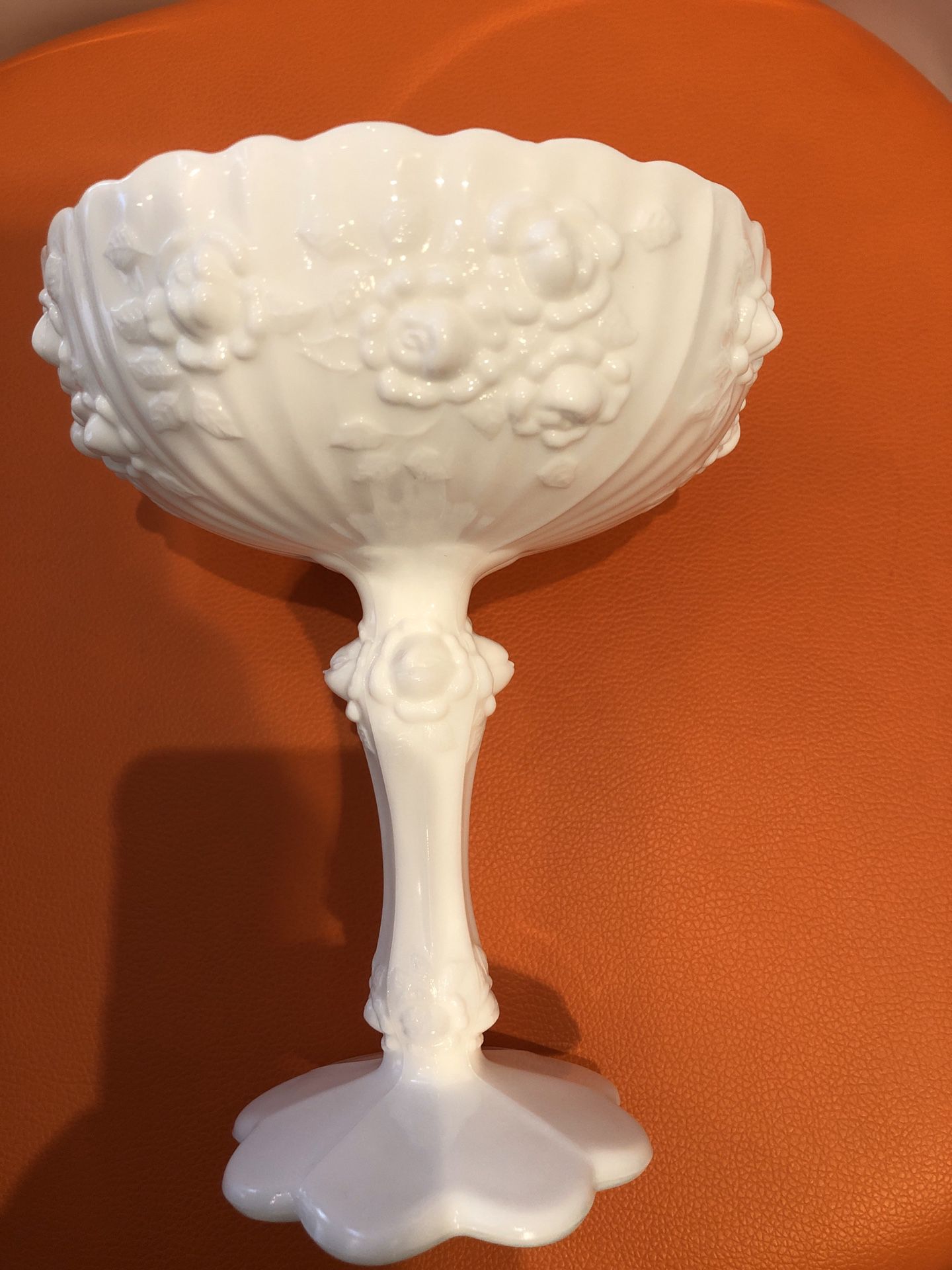 Vintage Fenton Mill Glass Vase