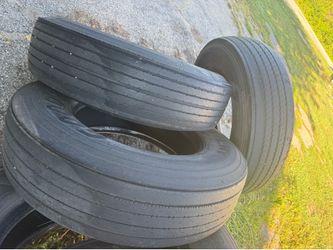 Free Used Commercial Truck Tires – Set of 8