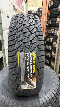 🚨4- NEW TIRES 265-75-16  BLACKHAWK A/T FOR $495 ‼️FREE INSTALLATION AND BALANCE ‼️