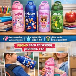 Termos de ninos Personalizados!! Personalized Thermos for Kids!!