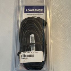Lowrance DSI Transducer  Extension Cable Plus Power. 6 Pin Connectors.  Part # 000-10263-001.  Fits Mark And Elite Fish Finders.