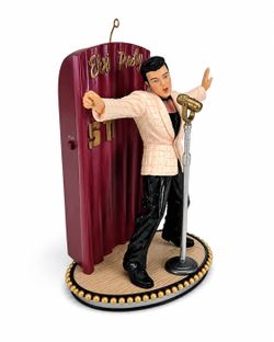 Elvis Presley "The King Of Rock And Roll" Heirloom Collection Musical Ornament (2002)