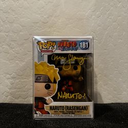 Signed Naruto Funko Pop #181 (Maile Flanagan) | Naruto: Shippuden