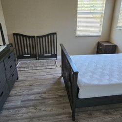 Evolur Waverly Convertible Crib w/ Matching Dresser