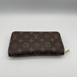 louis-vuitton wallet women authentic Brown Monogram with pink and