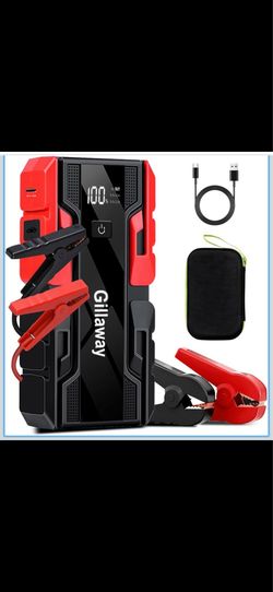 3000A Car Jump Starter Battery Pack 12V Car Battery Charger, Jump Box with USB 3.0/Power Bank, (up to 10L Gas and 8L Diesel Engine)