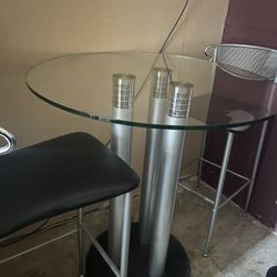 Glass Top Table 