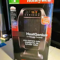 Honeywell heat genius large room ceramic furnace heater. Works perfect with temperature control.