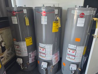 New Water Heater Rheem Performance Plus Gas