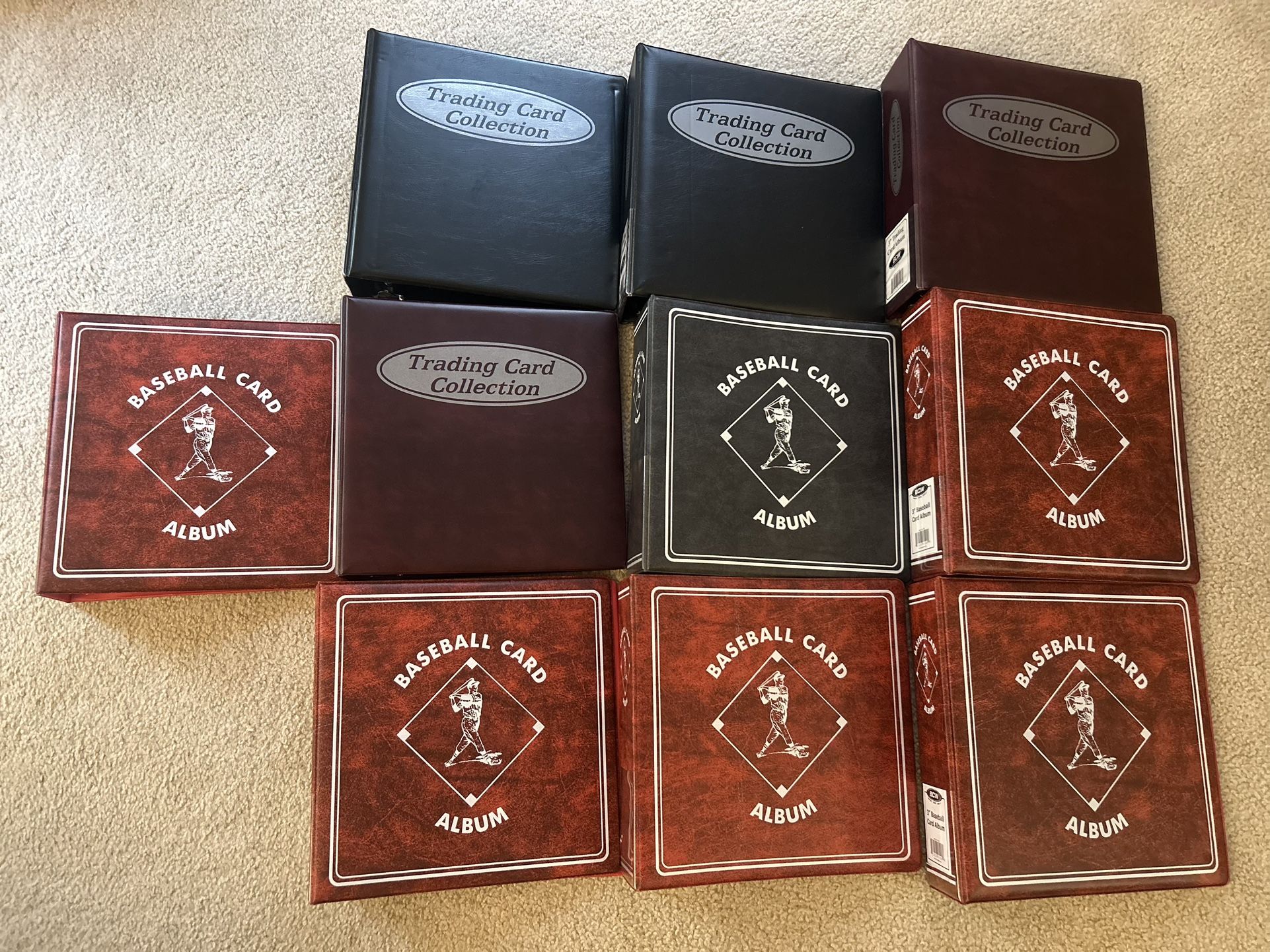10 BCW binders for trading or sports cards