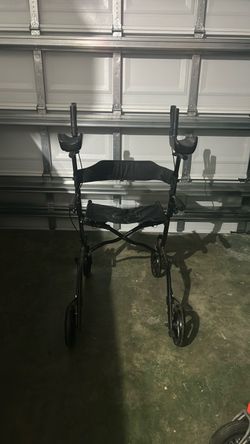Upright Rollator Walker with Foldable Transport Seat