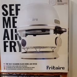 Non Toxic Glass Air Fryer, Self Cleaning  -  Brand New 