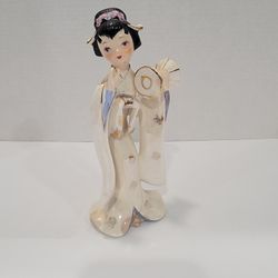 Vintage Ceramic Japanese Girl Lady Woman Figurine