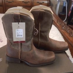 New ARIAT Men's Rambler Cowboy Work Boots Sz.10 $110 Firm