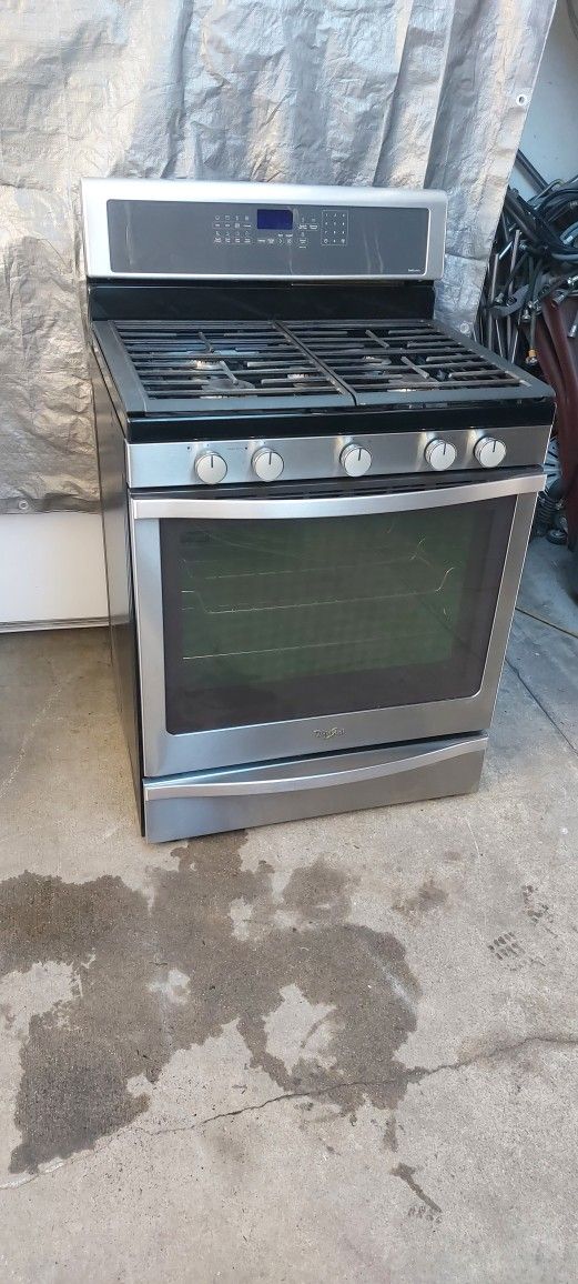 Whirlpool Stainless 5 Burners Stove 