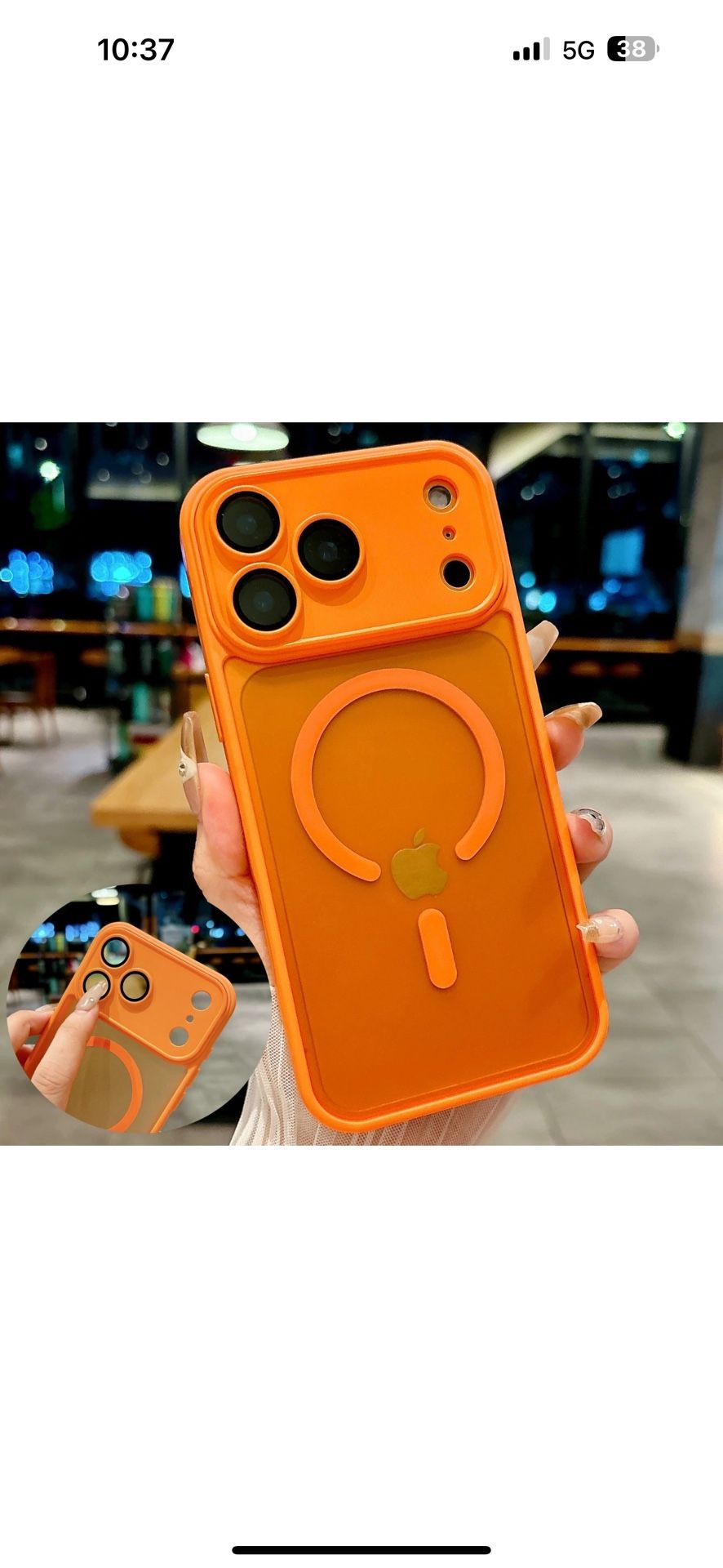 Shockproof Frosted Mag Safe Case For iPhone 17 Pro Max 16 15 14 13 w/ Lens Cover