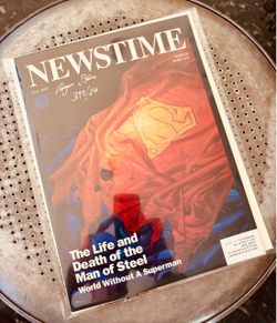 DC COMICS — “Newstime — The Life and Death of Superman” (Signed)