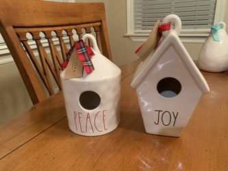 Rae Dunn Christmas Birdhouse