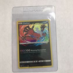 Pokémon Shinning Fates Amazing Rare Yveltal 