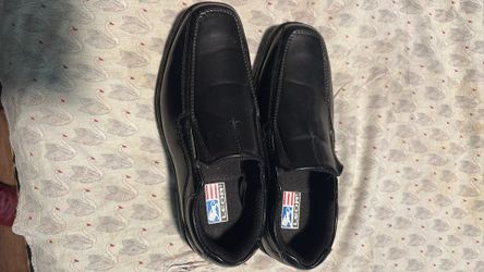Zapatos Negro De Vestir Para Niño Size “”1 “””Nuevos