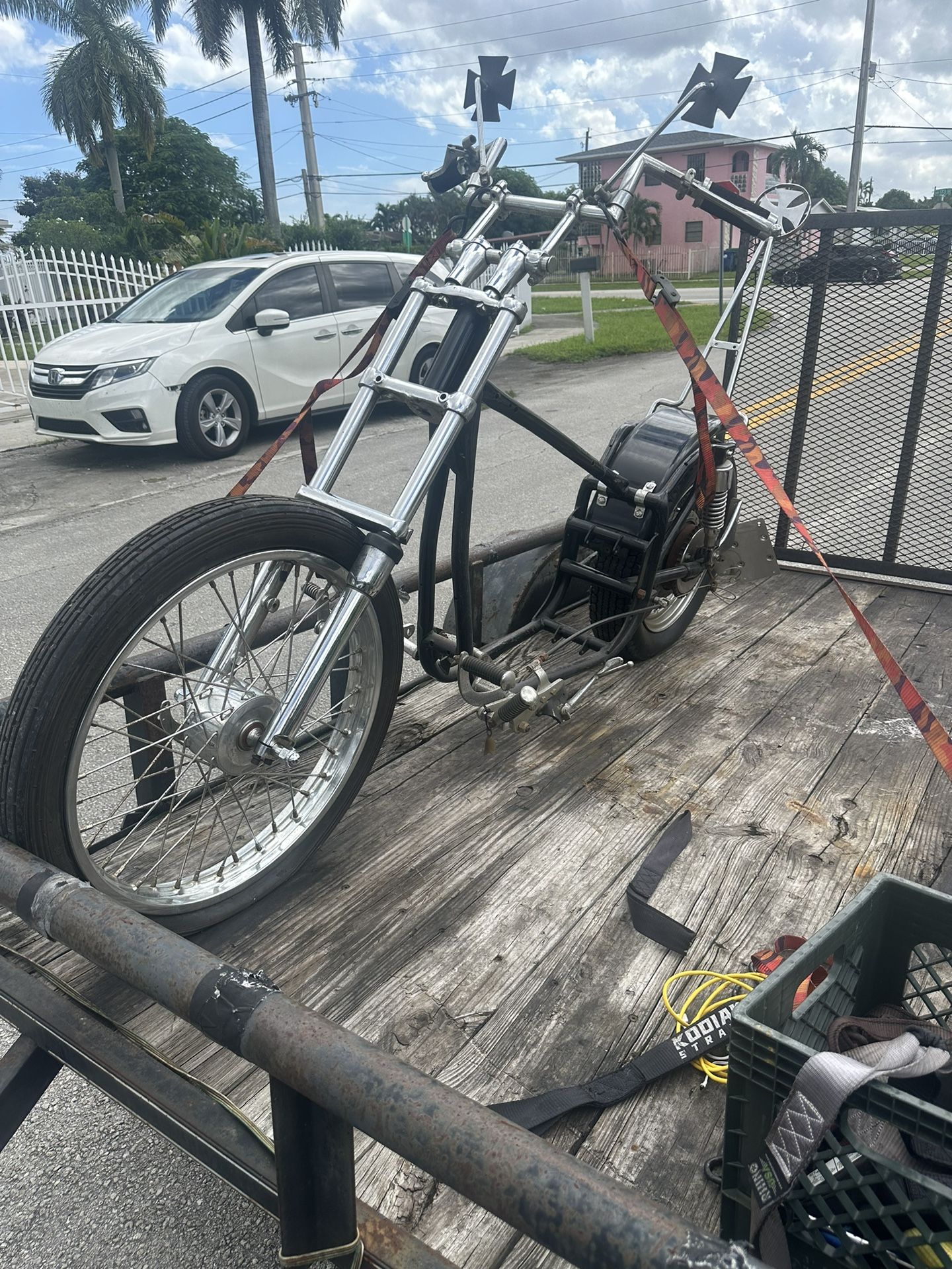 1965 Norton Atlas frame with clean title rolling chassis