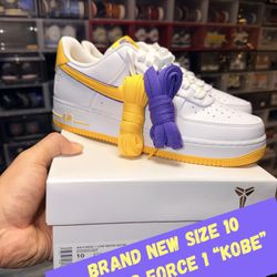 DS Nike Air Force 1 “Kobe” Size 10